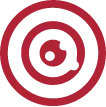 red target practice icon